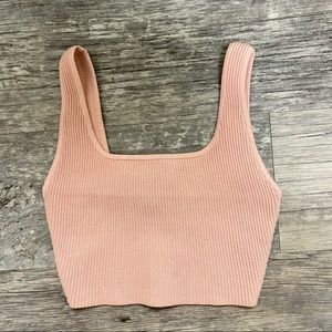 Babaton Cropped Sculpt Knit Tank